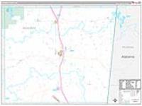 Noxubee, Ms Carrier Route Wall Map