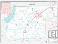 Obion, Tn Carrier Route Wall Map