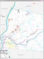 Ohio, Wv Carrier Route Wall Map