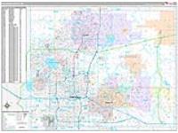 Oklahoma, Ok Carrier Route Wall Map