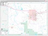 Oktibbeha, Ms Carrier Route Wall Map