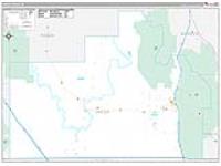 Oneida, Id Carrier Route Wall Map