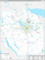 Onondaga, Ny Carrier Route Wall Map