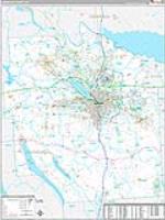Onondaga, Ny Carrier Route Wall Map