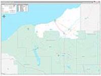 Ontonagon, Mi Carrier Route Wall Map