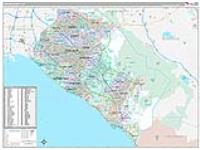 Orange, Ca Carrier Route Wall Map