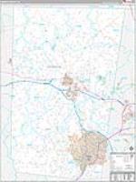 Orange, Nc Carrier Route Wall Map