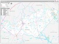 Orange, Va Carrier Route Wall Map