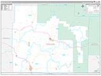 Oregon, Mo Carrier Route Wall Map