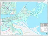 Orleans Parish (), La Carrier Route Wall Map