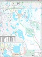 Osceola, Fl Carrier Route Wall Map