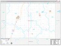 Osceola, Ia Carrier Route Wall Map
