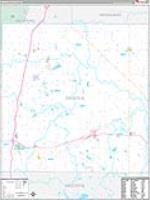 Osceola, Mi Carrier Route Wall Map