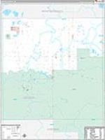 Oscoda, Mi Carrier Route Wall Map