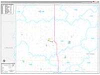 Ottawa, Ks Carrier Route Wall Map