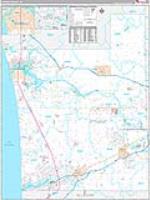 Ottawa, Mi Carrier Route Wall Map