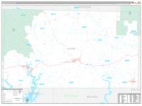 Ozark County, MO Zip Code Wall Map Basic Style by MarketMAPS - MapSales