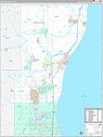 Ozaukee, Wi Carrier Route Wall Map