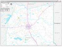 Panola, Tx Carrier Route Wall Map