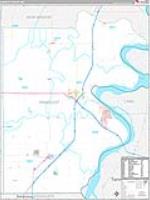 Pemiscot, Mo Carrier Route Wall Map