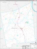 Pendleton, Ky Carrier Route Wall Map