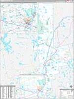 Penobscot, Me Carrier Route Wall Map