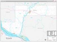 Pepin, Wi Carrier Route Wall Map
