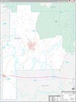Perry, Al Carrier Route Wall Map