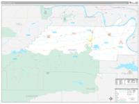 Perry County, AR Zip Code Wall Map Basic Style by MarketMAPS - MapSales