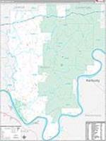 Perry, In Carrier Route Wall Map