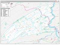 Perry, Pa Carrier Route Wall Map