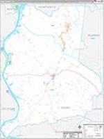 Perry, Tn Carrier Route Wall Map