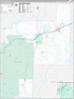 Phelps, Mo Carrier Route Wall Map