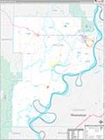 Phillips, Ar Carrier Route Wall Map