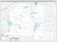 Pickaway, Oh Carrier Route Wall Map