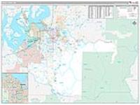 Pierce, Wa Carrier Route Wall Map