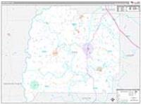 Pike, Ga Carrier Route Wall Map