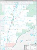 Pine, Mn Wall Map Zip Code