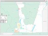 Piute, Ut Carrier Route Wall Map