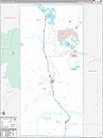 Platte, Wy Wall Map Zip Code