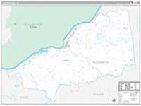 Pleasants, Wv Carrier Route Wall Map