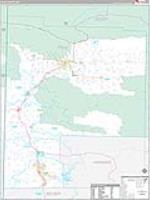 Polk, Ar Carrier Route Wall Map