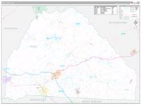 Polk, Nc Carrier Route Wall Map
