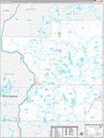 Polk, Wi Carrier Route Wall Map