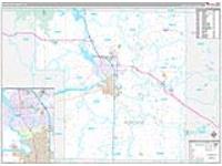 Portage, Wi Carrier Route Wall Map