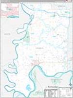 Posey, In Carrier Route Wall Map