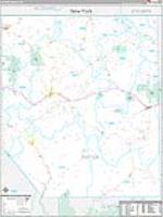 Potter, Pa Carrier Route Wall Map