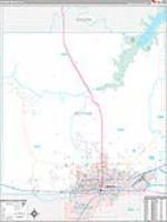 Potter, Tx Carrier Route Wall Map