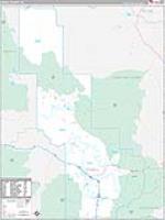 Powell, Mt Carrier Route Wall Map