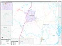 Prentiss, Ms Carrier Route Wall Map